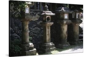 Japan, Kansai, Nara, Kasuga Taisha Grand Shrine, Lanterns-null-Stretched Canvas