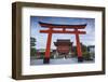 Japan, Kyoto, a Wedding Bride and Groom Pose at Fushimi Inari Shrine-Jane Sweeney-Framed Photographic Print