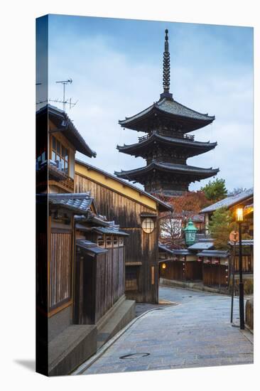 Japan, Kyoto, Higashiyama District, Gion, Yasaka Pagoda in Hokanji Temple-Jane Sweeney-Stretched Canvas