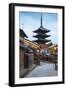 Japan, Kyoto, Higashiyama District, Gion, Yasaka Pagoda in Hokanji Temple-Jane Sweeney-Framed Photographic Print