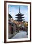 Japan, Kyoto, Higashiyama District, Gion, Yasaka Pagoda in Hokanji Temple-Jane Sweeney-Framed Photographic Print