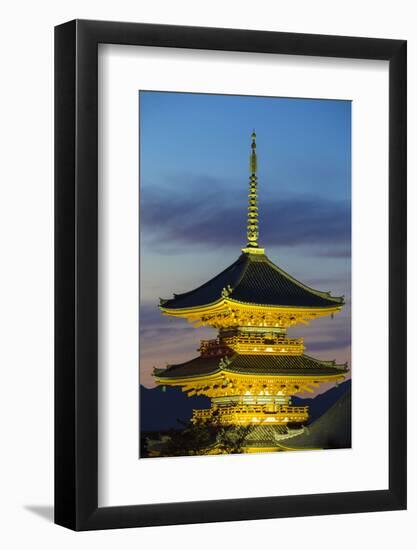 Japan, Kyoto, Higashiyama District, Kiyomizu-Dera Temple, Three-Storied Pagoda-Jane Sweeney-Framed Photographic Print