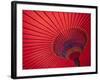 Japan, Kyoto, Higashiyama, Japanese Red Umbrella-Steve Vidler-Framed Photographic Print