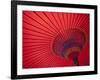 Japan, Kyoto, Higashiyama, Japanese Red Umbrella-Steve Vidler-Framed Photographic Print