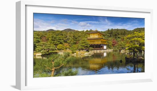 Japan, Kyoto, Kinkaku-Ji, -The Golden Pavilion Officially Named Rokuon-Ji-Jane Sweeney-Framed Photographic Print