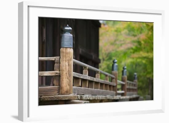 Japan Kyoto Ninna-Ji Temple Architectural Detail Close-Up-Nosnibor137-Framed Photographic Print