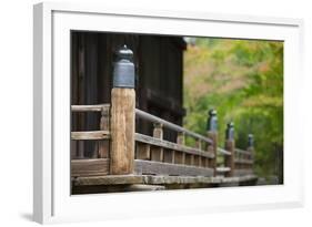 Japan Kyoto Ninna-Ji Temple Architectural Detail Close-Up-Nosnibor137-Framed Photographic Print