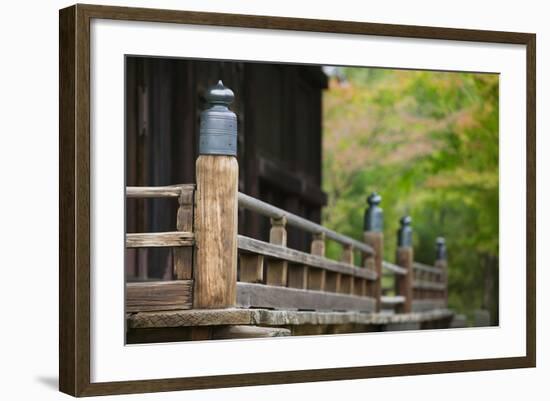 Japan Kyoto Ninna-Ji Temple Architectural Detail Close-Up-Nosnibor137-Framed Photographic Print