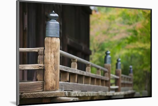 Japan Kyoto Ninna-Ji Temple Architectural Detail Close-Up-Nosnibor137-Mounted Photographic Print