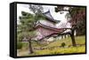 Japan, Kyoto. Scenic of Nijo Castle-Jaynes Gallery-Framed Stretched Canvas