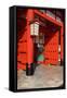 Japan, Kyoto. The entrance to Fushimi-Inari-Taisha Shrine.-Dennis Flaherty-Framed Stretched Canvas