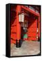 Japan, Kyoto. The entrance to Fushimi-Inari-Taisha Shrine.-Dennis Flaherty-Framed Stretched Canvas