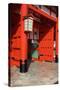 Japan, Kyoto. The entrance to Fushimi-Inari-Taisha Shrine.-Dennis Flaherty-Stretched Canvas