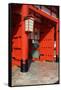 Japan, Kyoto. The entrance to Fushimi-Inari-Taisha Shrine.-Dennis Flaherty-Framed Stretched Canvas