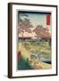 Japan: Maple Trees, 1858-Ando Hiroshige-Framed Giclee Print