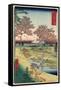 Japan: Maple Trees, 1858-Ando Hiroshige-Framed Stretched Canvas