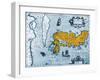 Japan, Mercator Hondius Atlas, 1606-Science Source-Framed Giclee Print