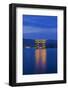 Japan, Miyajima, Itsukushima Shrine, Twilight Floating Torii Gate-Rob Tilley-Framed Photographic Print