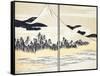 Japan: Mount Fuji-Katsushika Hokusai-Framed Stretched Canvas