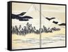 Japan: Mount Fuji-Katsushika Hokusai-Framed Stretched Canvas