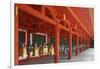 Japan, Nara. Hanging lanterns at Kasuga Taisha Shrine built in 768 AD.-Dennis Flaherty-Framed Photographic Print