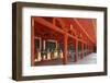 Japan, Nara. Hanging lanterns at Kasuga Taisha Shrine built in 768 AD.-Dennis Flaherty-Framed Photographic Print