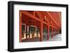 Japan, Nara. Hanging lanterns at Kasuga Taisha Shrine built in 768 AD.-Dennis Flaherty-Framed Photographic Print