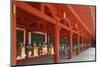 Japan, Nara. Hanging lanterns at Kasuga Taisha Shrine built in 768 AD.-Dennis Flaherty-Mounted Photographic Print