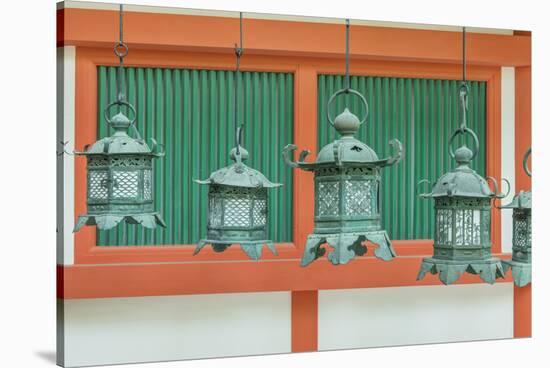 Japan, Nara, Kasuga Shrine Lanterns-Rob Tilley-Stretched Canvas