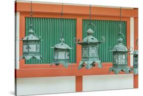 Japan, Nara, Kasuga Shrine Lanterns-Rob Tilley-Stretched Canvas