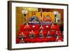 Japan, Nara Prefecture. Hina Dolls at the Takatori-Do Doll Festival-Jaynes Gallery-Framed Photographic Print