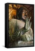 Japan Nara Todai-Ji Temple Daibutsu Starue-Nosnibor137-Framed Stretched Canvas