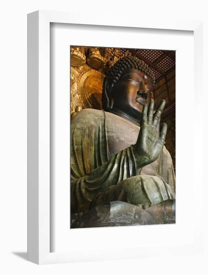 Japan Nara Todai-Ji Temple Daibutsu Starue-Nosnibor137-Framed Photographic Print