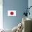 Japan National Flag Poster Print-null-Poster displayed on a wall