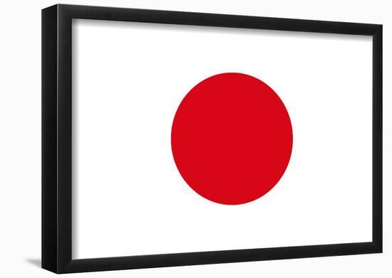 Japan National Flag Poster Print-null-Framed Poster