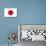 Japan National Flag Poster Print-null-Mounted Poster displayed on a wall