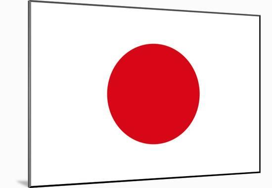 Japan National Flag Poster Print-null-Mounted Poster