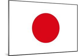 Japan National Flag Poster Print-null-Mounted Poster