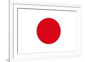 Japan National Flag-null-Framed Art Print