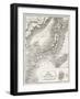 Japan Old Map. Created By Vuillemin And Erhard, Published On Le Tour Du Monde, Paris, 1860-marzolino-Framed Art Print