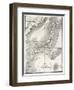 Japan Old Map. Created By Vuillemin And Erhard, Published On Le Tour Du Monde, Paris, 1860-marzolino-Framed Art Print