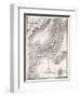 Japan Old Map. Created By Vuillemin And Erhard, Published On Le Tour Du Monde, Paris, 1860-marzolino-Framed Art Print