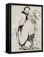 Japan: Old Men, C. 1425-Taiko Josetsu-Framed Stretched Canvas