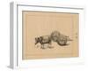 Japan: Oxcart-Kano-Framed Giclee Print