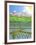 Japan Rice Paddy Field, 1997-Larry Smart-Framed Giclee Print