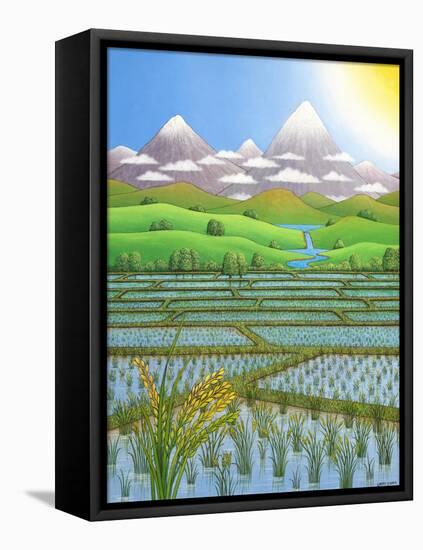 Japan Rice Paddy Field, 1997-Larry Smart-Framed Stretched Canvas