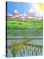 Japan Rice Paddy Field, 1997-Larry Smart-Stretched Canvas