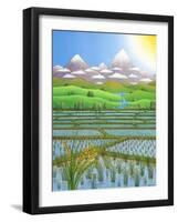 Japan Rice Paddy Field, 1997-Larry Smart-Framed Giclee Print