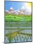 Japan Rice Paddy Field, 1997-Larry Smart-Mounted Giclee Print