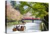 Japan's Heian Shrine Cherry-NicholasHan-Stretched Canvas